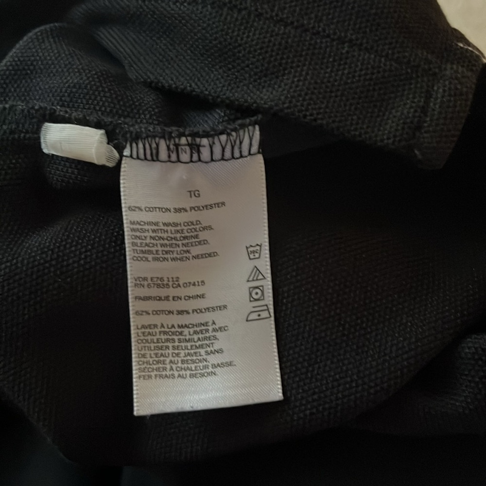 Nautica Black Polo Shirt with Textured Fabric and Logo - Picture 5 of 5